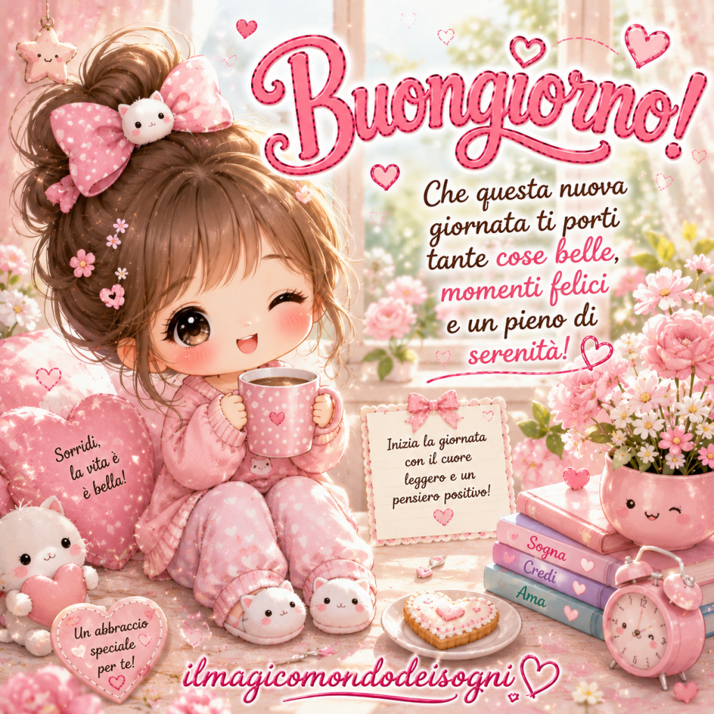 immagine di buongiorno con frase