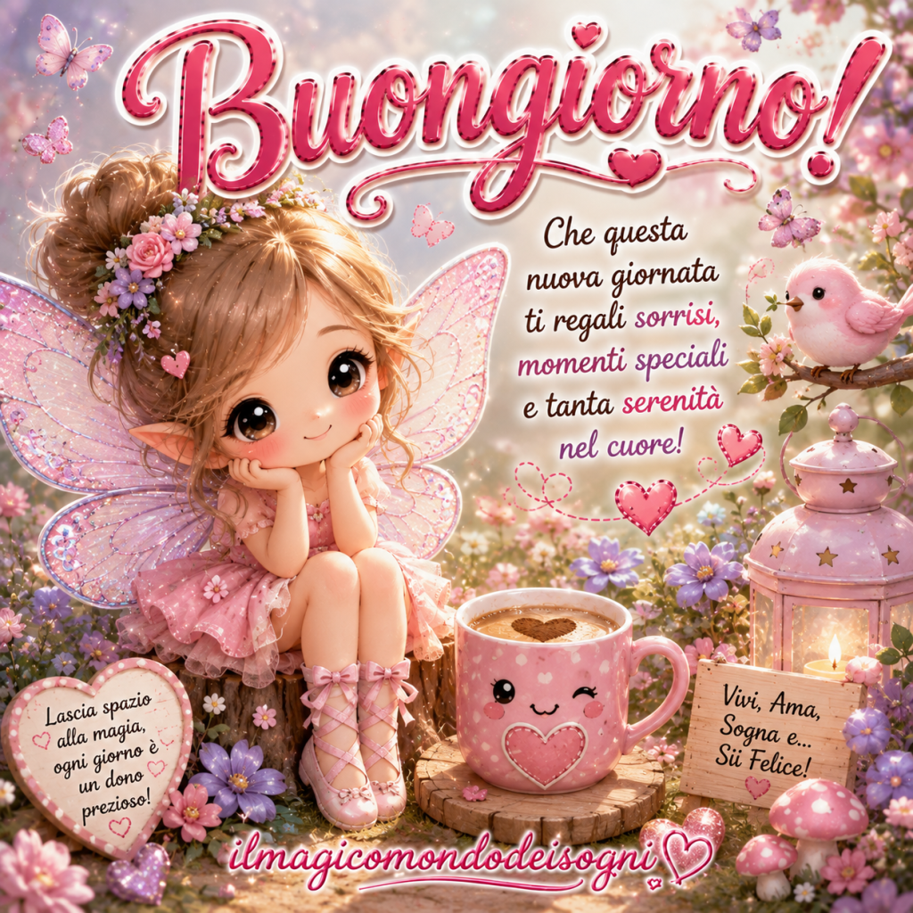 immagine di buongiorno con frase